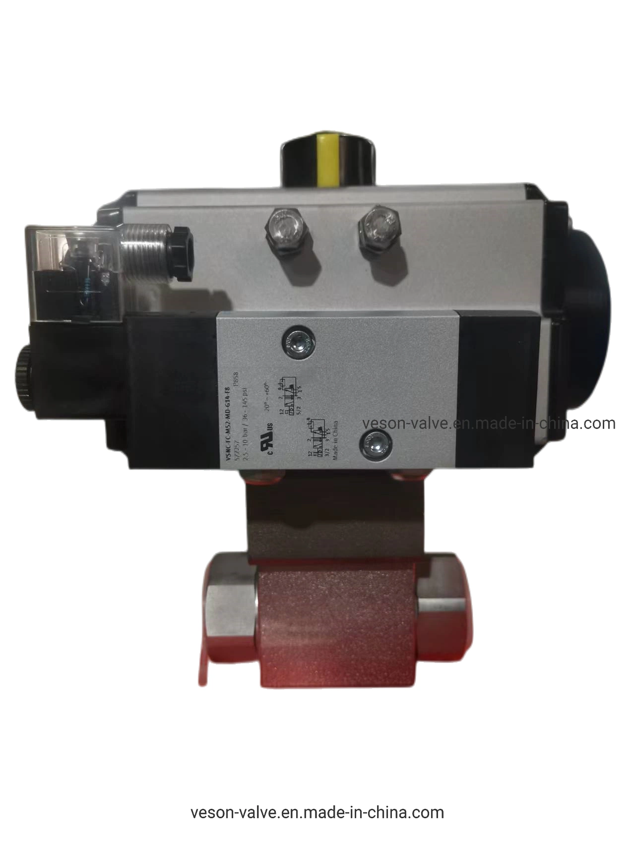 China Supplier Pneumatic Actuator Double Acting and Spring Return Horizontal Pneumatic Actuators