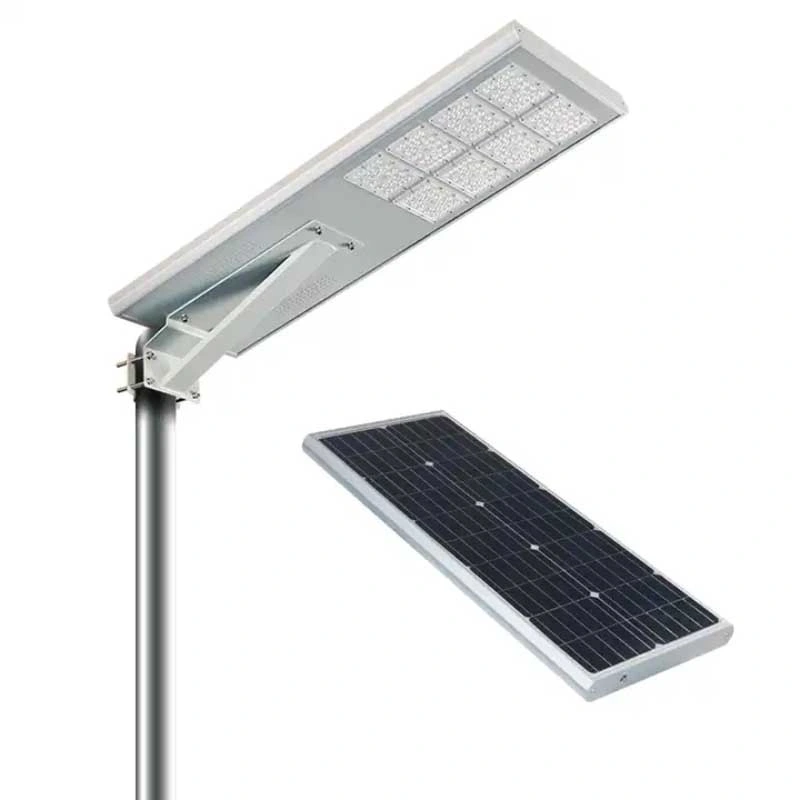 2023 Neueste All-in-One IP65 Lithium-Batterie betrieben Smart Selbstreinigender Solar Street Light DC 12V LED-Licht