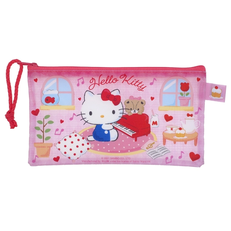 Hello Kitty File Bag Novelty Stationery Organiser Student File Test Papers Zipper Storage Bag