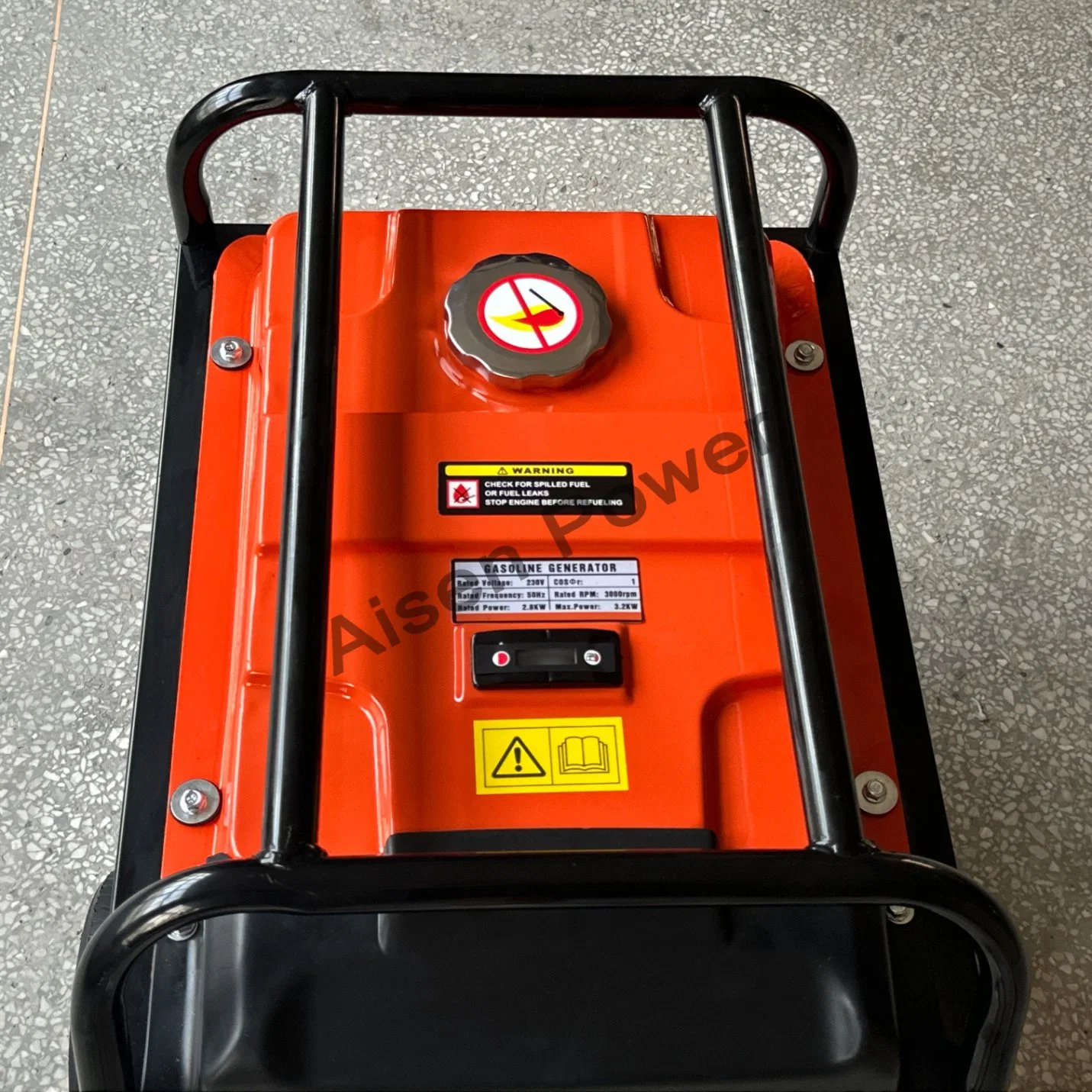 Aisen Engine 220V 2kw 2.5kw 3kw 4kw 5kw Portable Petrol LPG/Gas/Gasoline Generator with Wheels