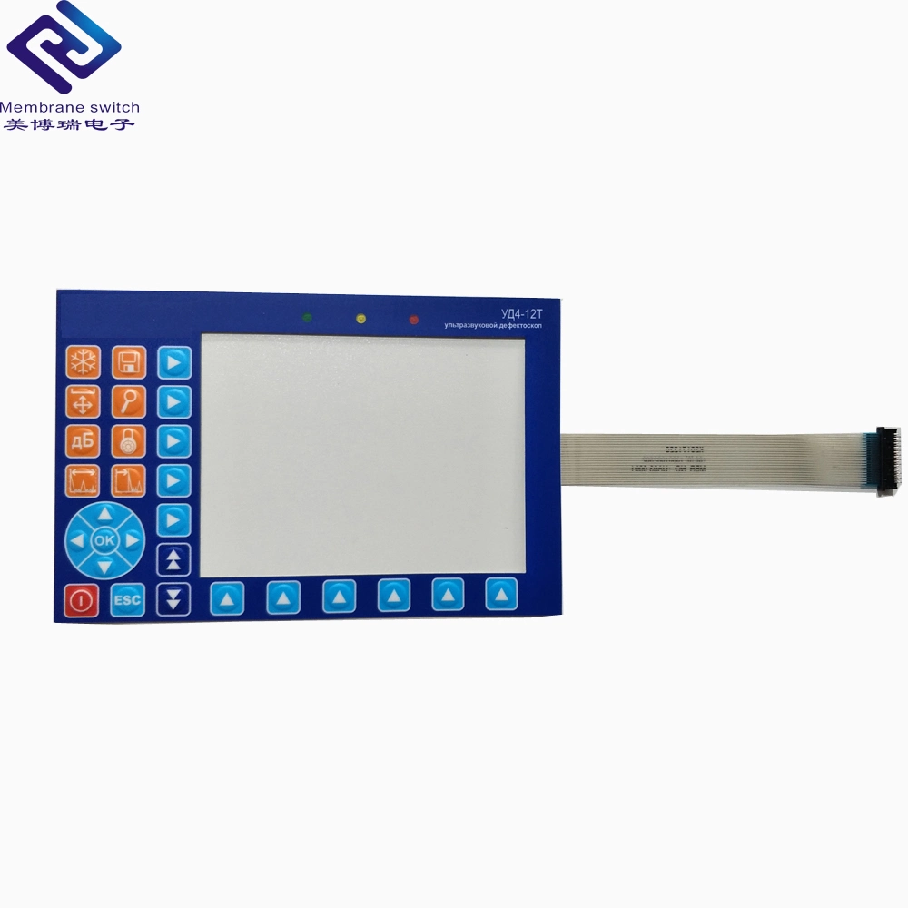 Digital Printing Waterproof Pet Overlay Membrane Switch for Industrial Control