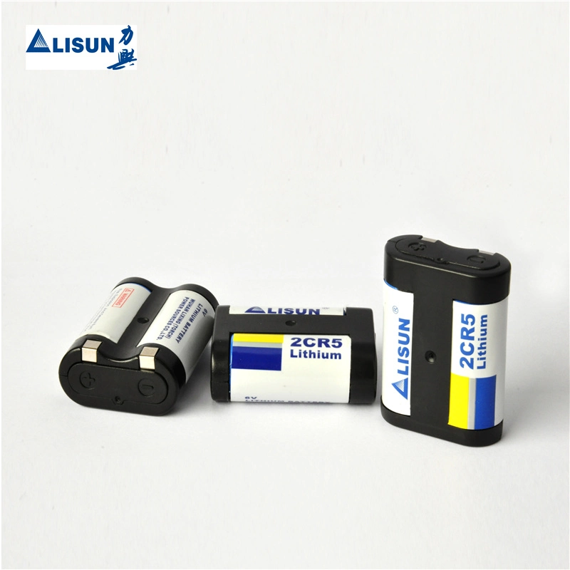 Lisun Brand 6V 2cr5 1500mAh Lithium Battery Cameras Suitable for Large Current Power