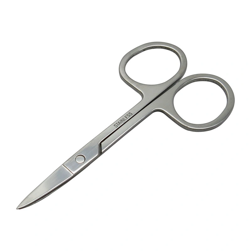 Sharp Cutting Eyebrow Tweezer Stainless Steel Nail and Cuticle Manicure Scissors a