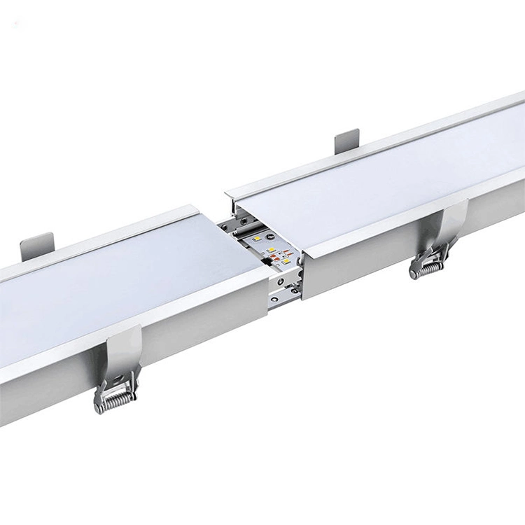 En-9035 Series 4FT 40W Indoor LED Aluminum Profile Light Recessed LED Linear Light for Office Work Store Front Desk Lighting