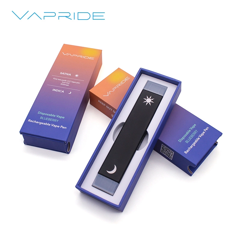 Vapride Twin Pod Sativa Indica 2g Oil Vaporizer Disposable/Chargeable Vape