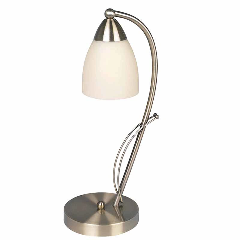 Retro Bar Table Lamp LED Table Lamp Glass Shade Wireless Night Light for Coffee Hotel Restaurant Bedroom Lighting