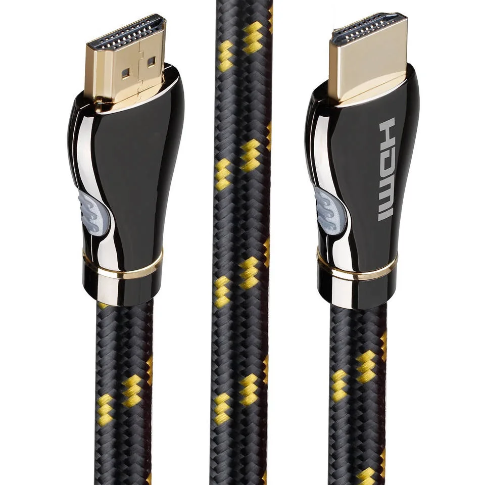 Ultra alta velocidad certificada Cable HDMI a HDMI YUV444 3D 8K@60Hz 4K@120Hz de oro de 48Gbps cable HDMI para PS4