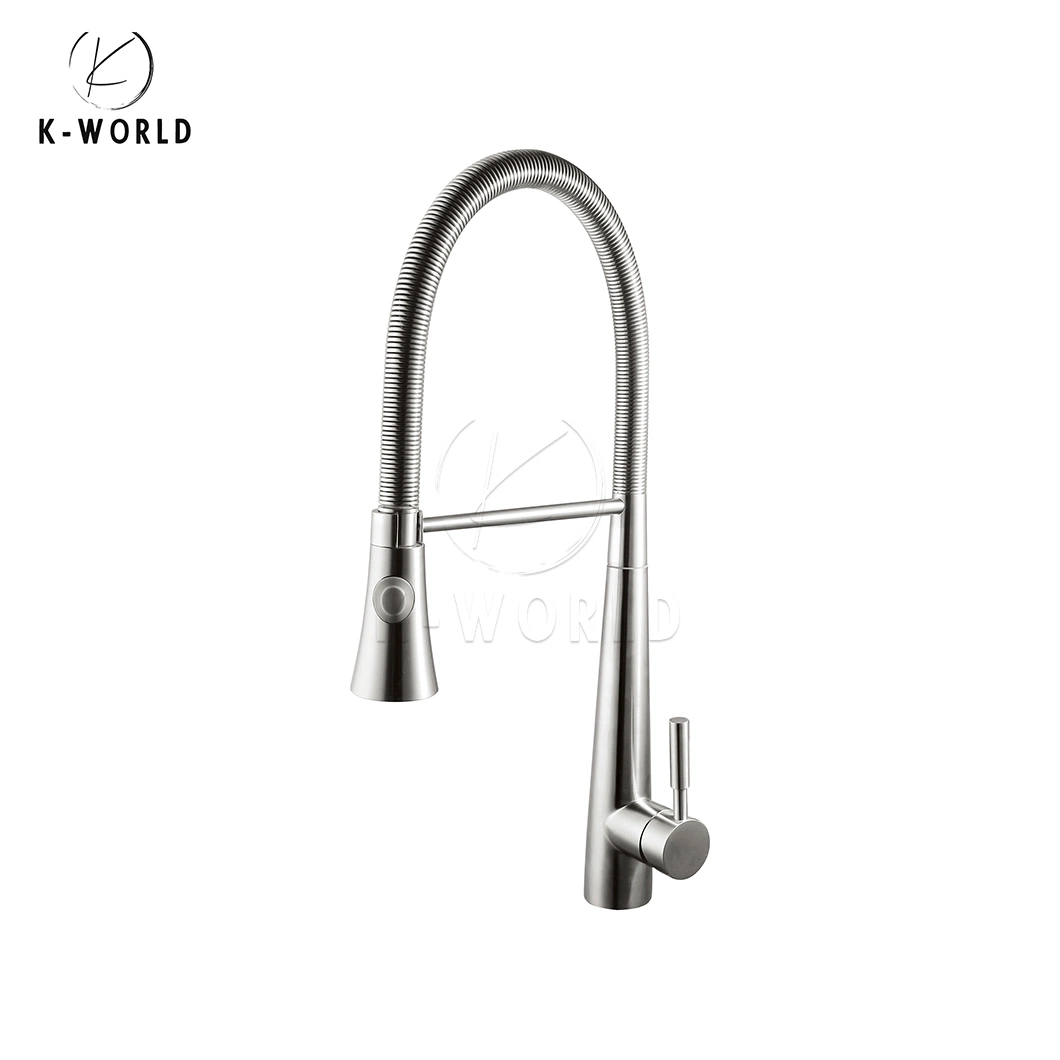 K-World Yuanxun Series Chrome Sanitary Kitchen Tap Fabricators Wholesale/Supplier Touch Kitchen Faucet China Save Space Standard Kithcen Faucet