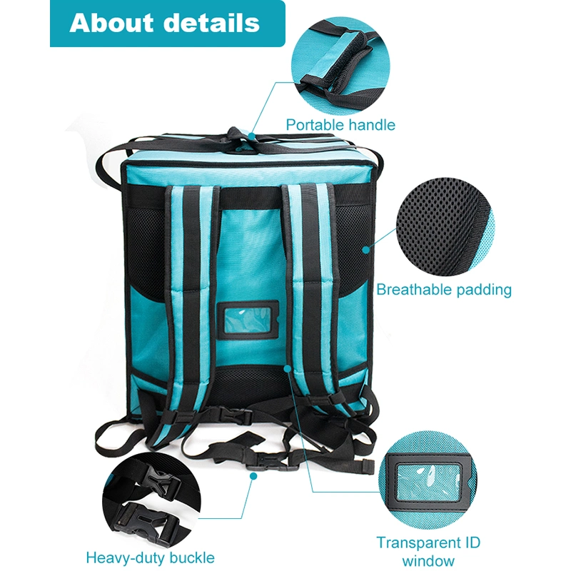 Expansível de Grande Capacidade personalizada aluguer de motociclo com isolamento à prova de água quente do refrigerador de Pizza bebe café Backpack Thermal almoço comida fast food Saco de Entrega