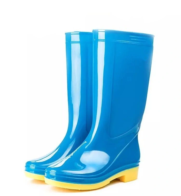 La seguridad Rainboots con puntera de acero y suela de calzado de seguridad de la industria minera Gumboots