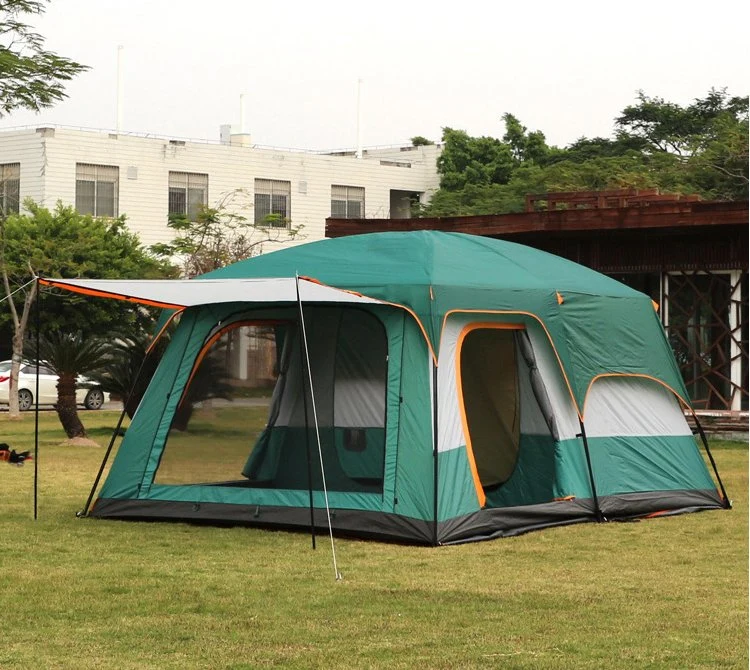 8-10 Persona Gran Acampar resistente al agua de la familia de 2 dormitorios grandes Acampar al aire libre