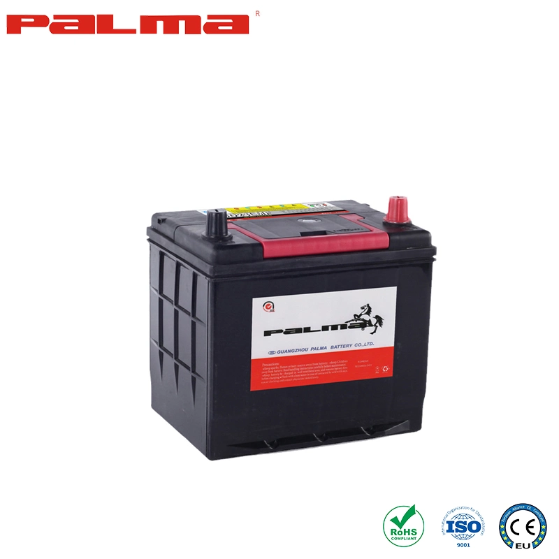 Palma de la batería de auto China fábrica Mf DIN55044 Batería Recargable de plomo ácido de batería de coche Mf para automoción