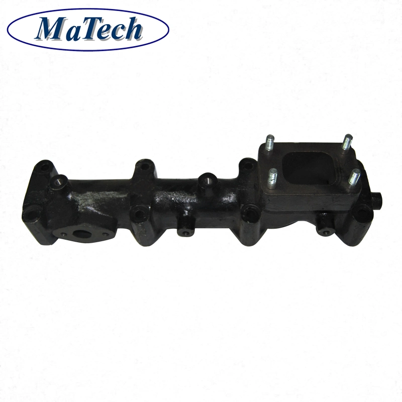 ISO Factory Custom Metal Parts Sand Cast Iron Manifold Marine