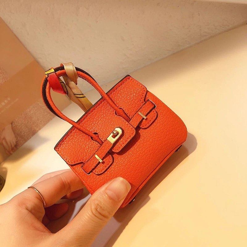 Ea149 Mirror Pendant Car Bulk Keychain Purse for Hand Custom Charms Brand Logo Designer Women Luxury Leather Bag Charm