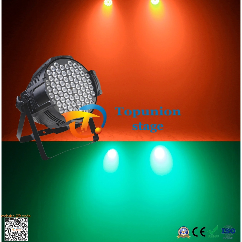 Certificación CE Rhos Iluminación de etapa 72PCS LED Multi PAR CAN Luz con DMX controlable