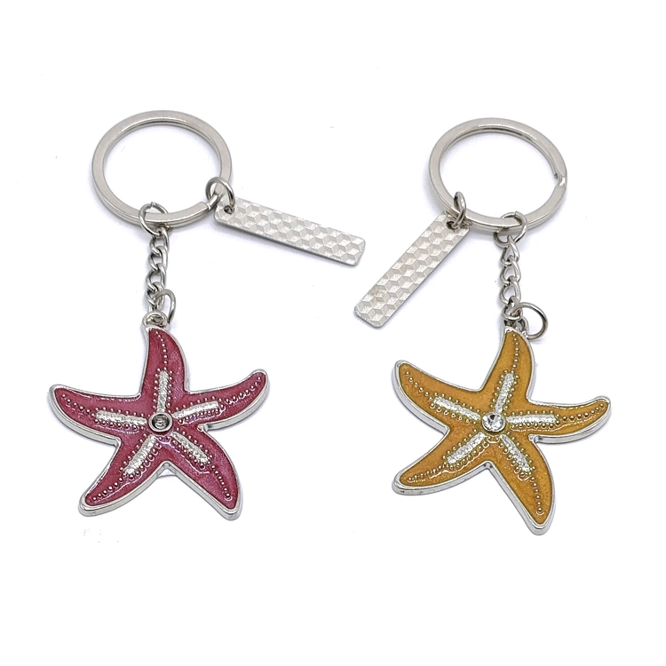 Wholesale/Supplier Custom Logo Metal Souvenir Beach House Shape Keychain