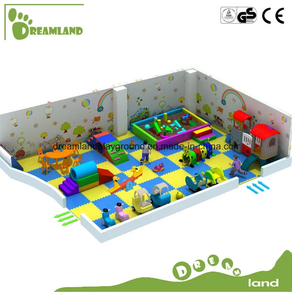 O equipamento para crianças do parque infantil comercial Indoor Jungle Soft está em conformidade com a ASTM Padrão