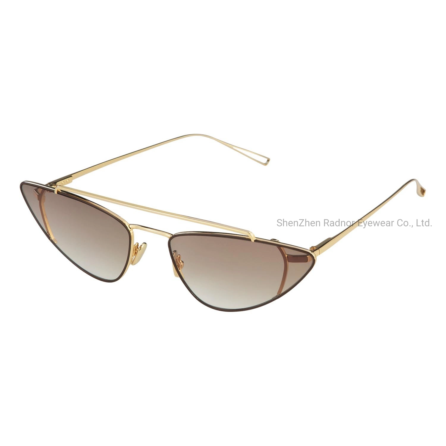 Wholesale Customized High-Quality Fashionable Metal Sunglasses for Women's Style