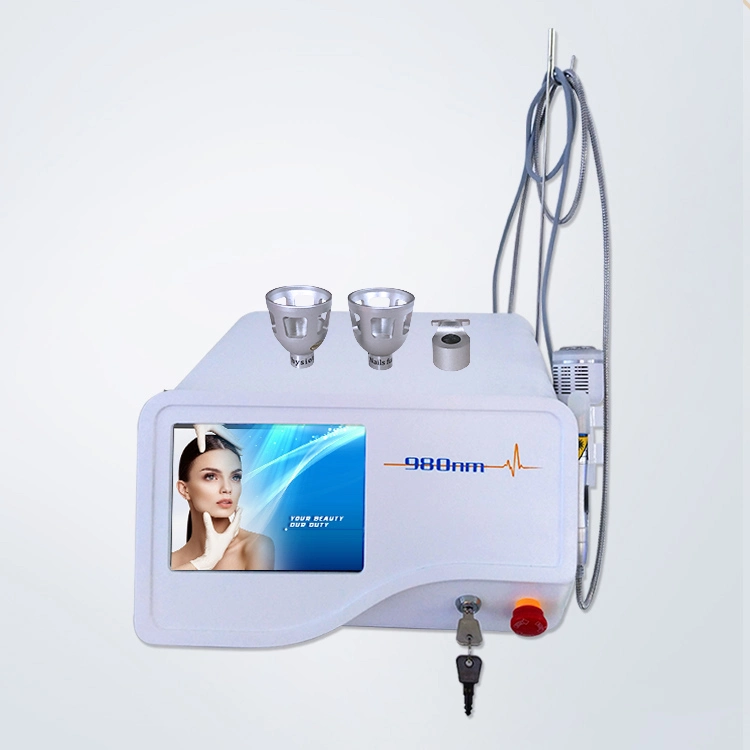 40W 3 in 1 Blood Vessel Removal Laser 980nm Diode Laser Vascular Cleaner Spider Veins Removal for Beauty Salon Use