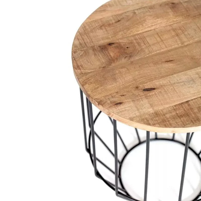 Side Table with Wooden Top New Design Living Room Furniture for Home Hotel Restaurant Furniture