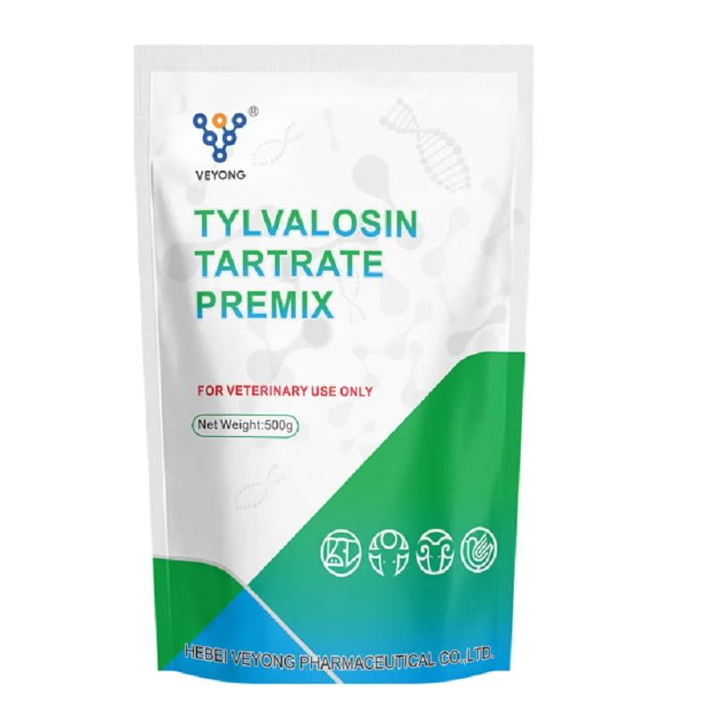 Pharmaceutical Raw Material Veterinary Medicine Tylvalosin Tartrate Premix for Chicken Swine