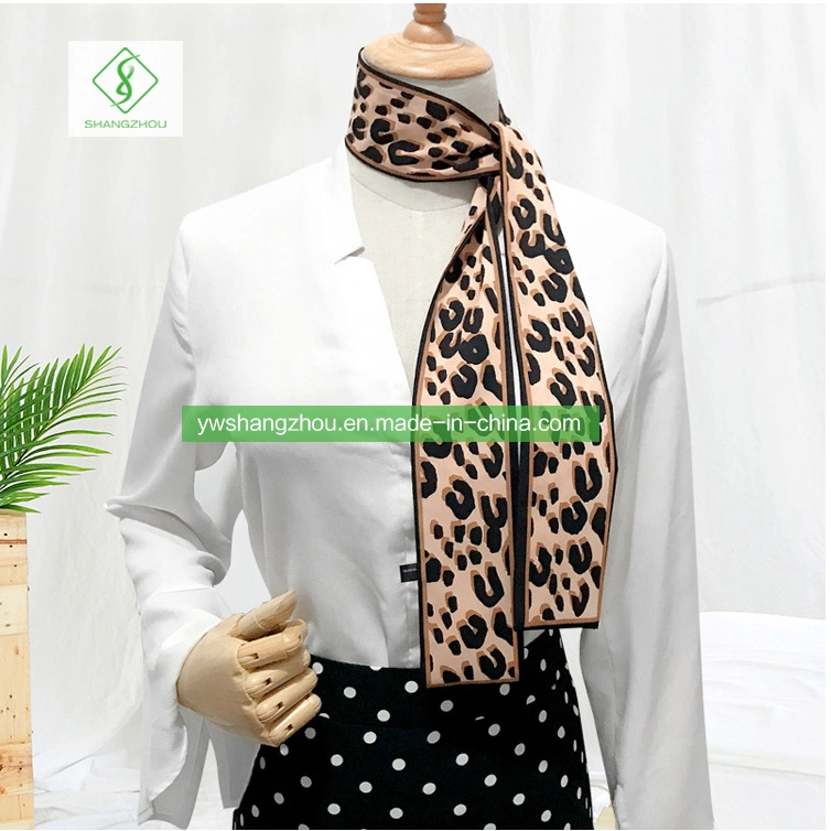 Bag Cravat Satin Silk Cravat Fashion Lady Scarf for Gift