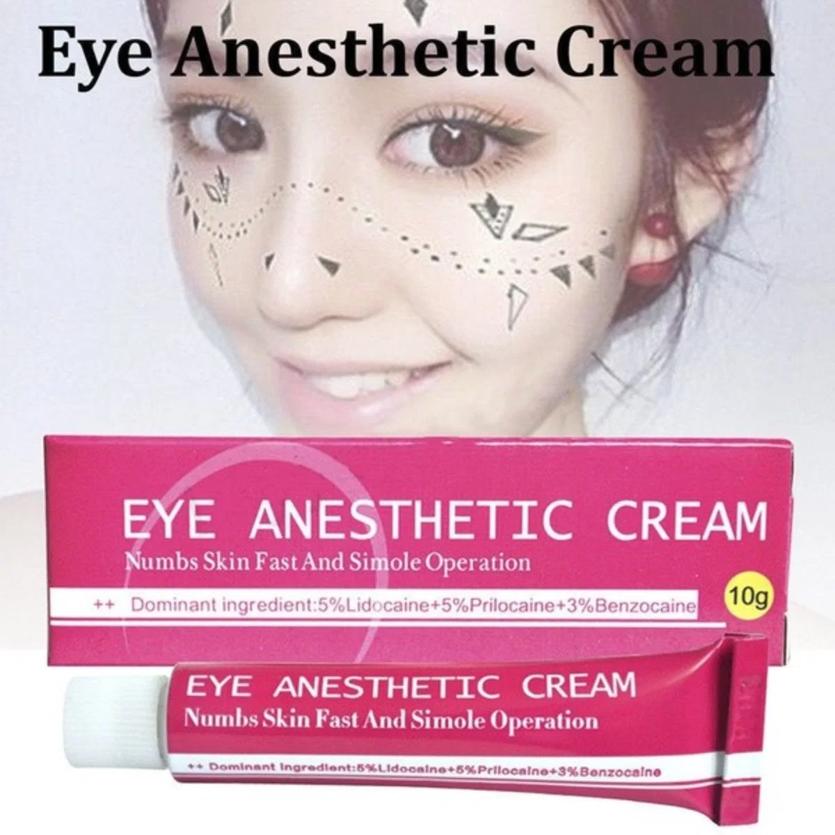 Factory Eyebrows Anesthetic Cream Tattoo Numb Ointment for Microblading Eyelids Permanent Makup