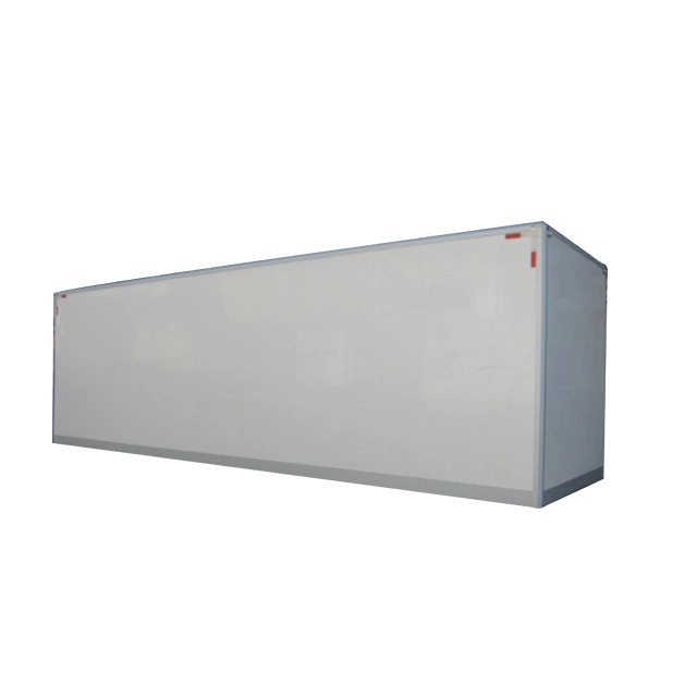 Rear and Side Door Checker/T Floor Frozen Meat Seafood Chicken Vegetable Corrosion Resistance FRP Sandwich Panel XPS/PU Insulation Cool Refrigerator Truck Body