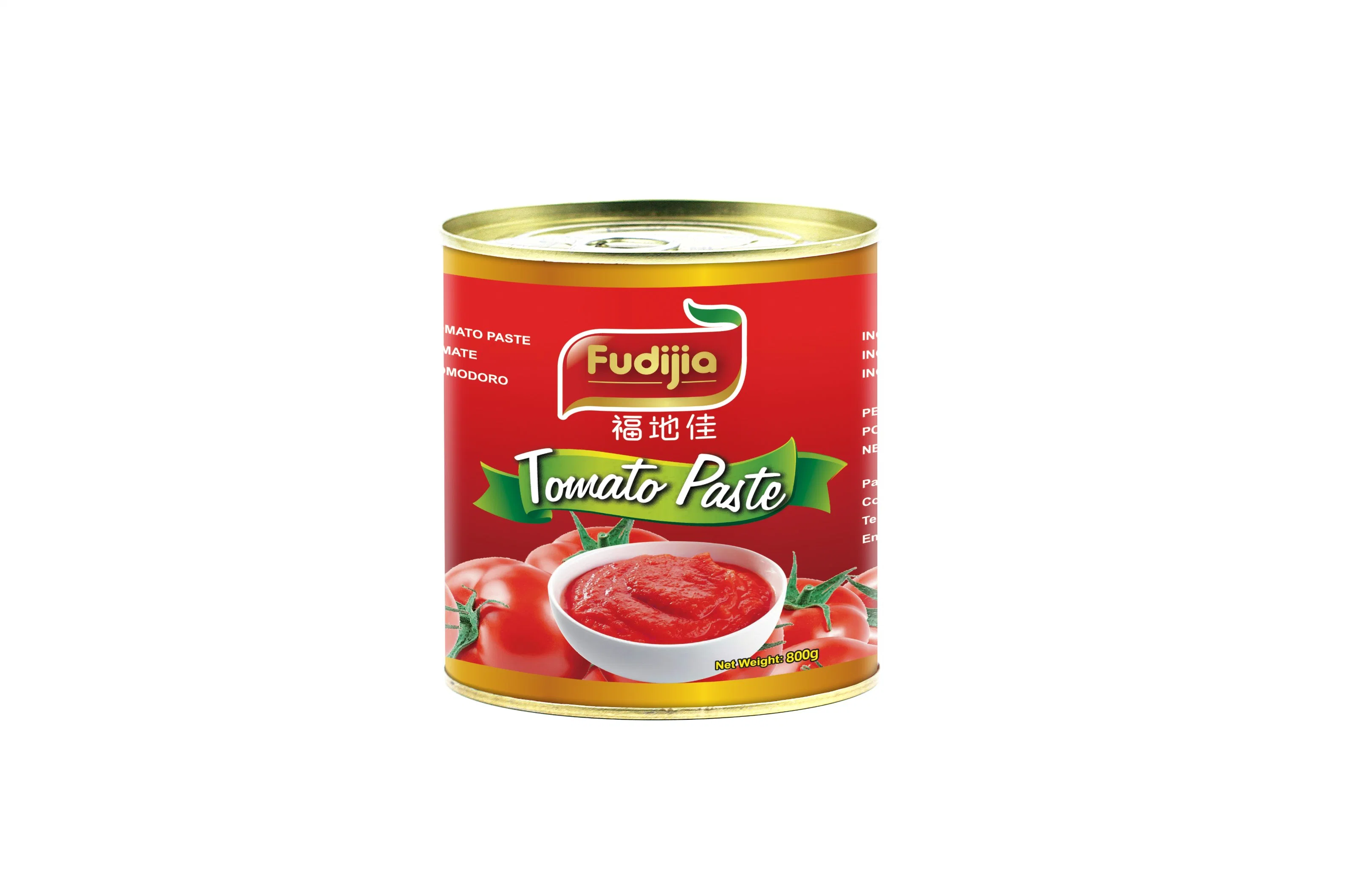 70g/210g/400g/800g/2.2kg Aseptic Easy Open Hard Open Tomato Paste Canned Food