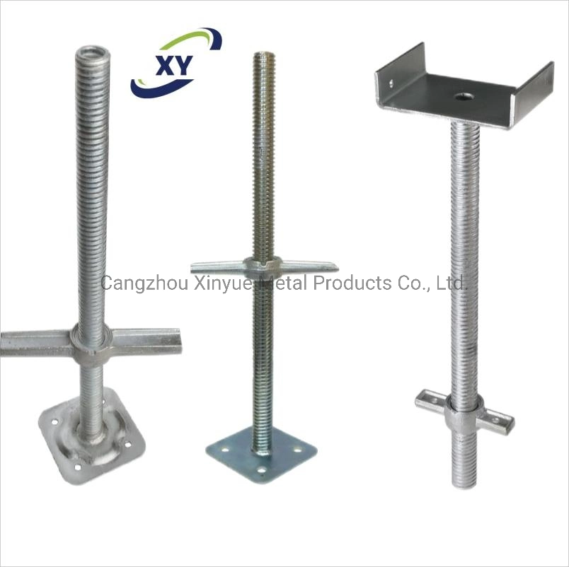 Scaffolding Telescopic Stand Support Solid U Jack Base Screw Jack for Formwork Construction