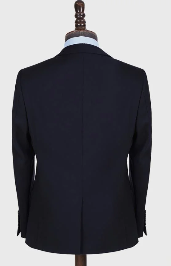 Men′ S 2-teiliges Set Blazer Hose Mehr Praktische Revers Design Wolle / Polyester Stoff Perfessional Anzug Niedriger Preis Großhandel Aoshi Blazer
