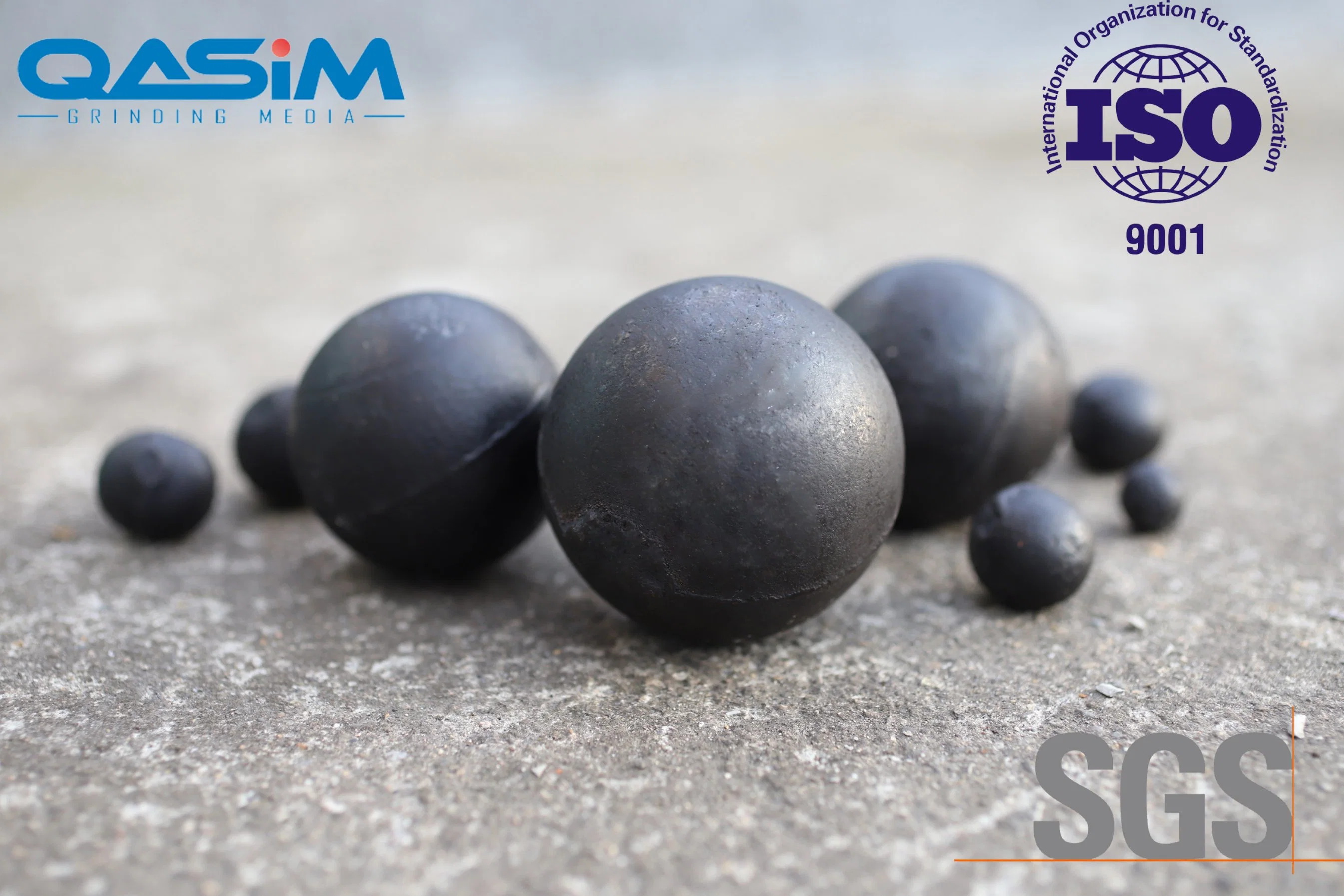 Qasim 4" Abrasive Cast Iron Ball for Ball Mill