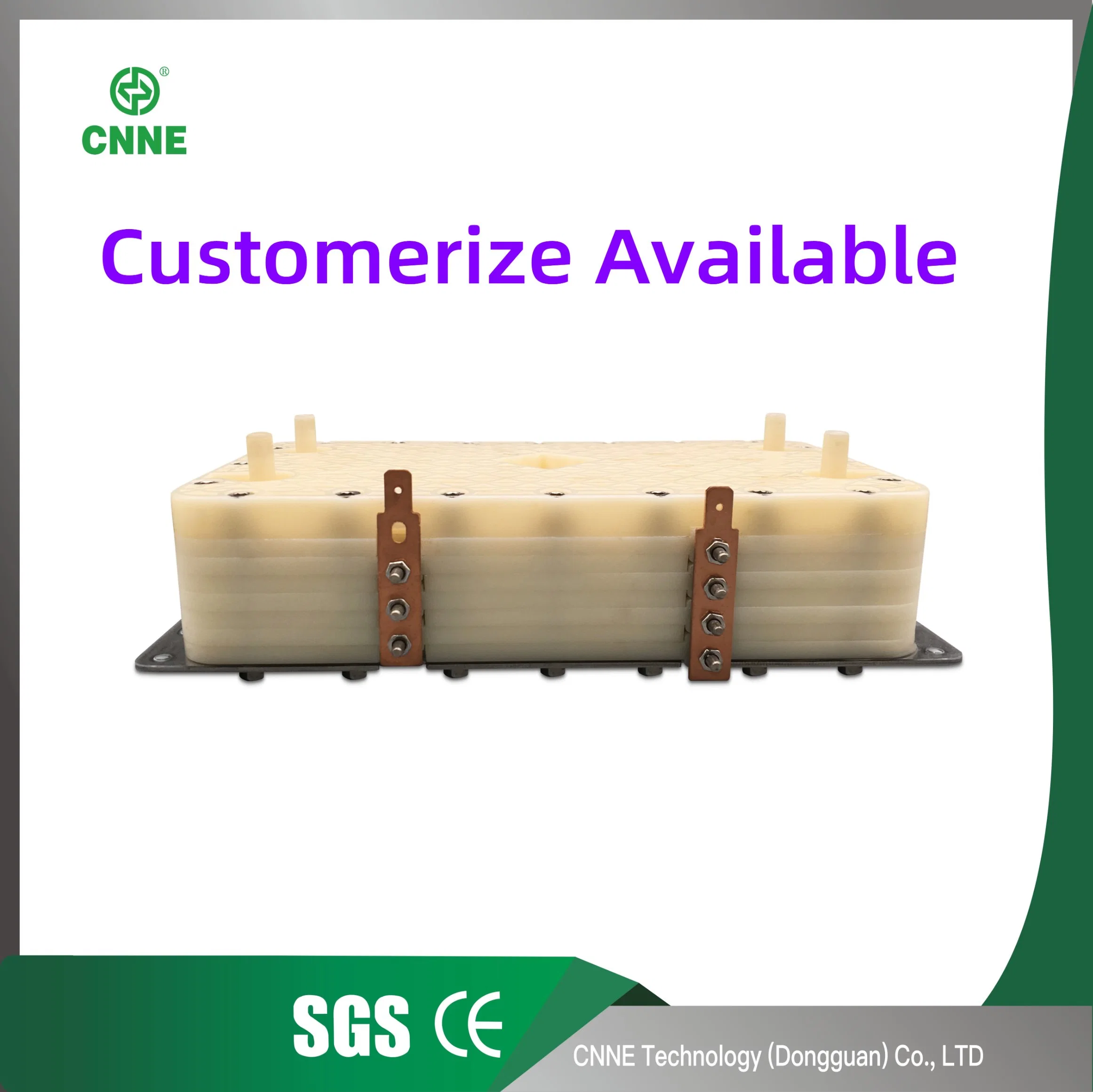 Customerized Stacked Design Pure Water Electrolysis Titanium Electrode Electrolytic Cell