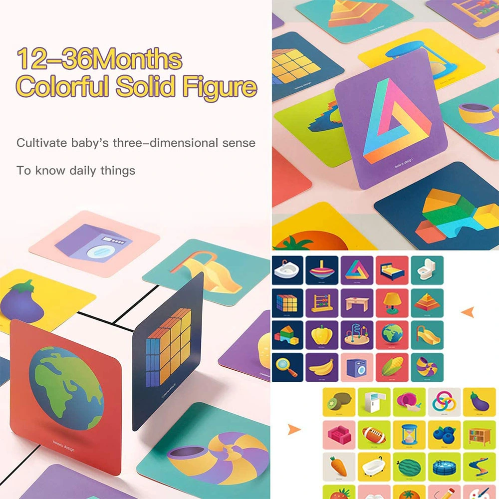 Colour Saturated Learning Cards for Babies