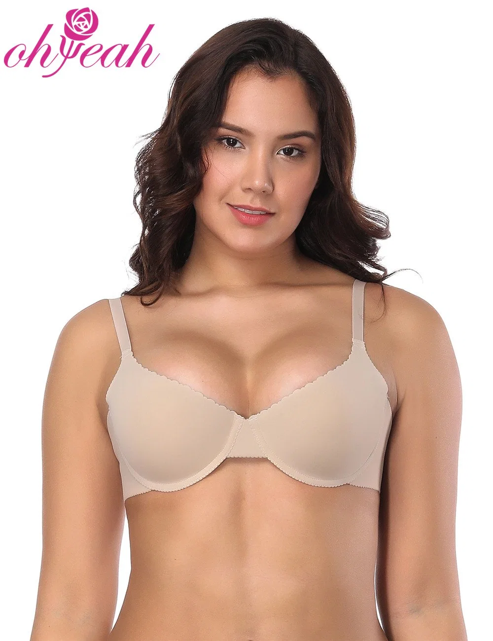 Venta al por mayor caliente Señoras Sexy Moda Strappy Sujetador push up