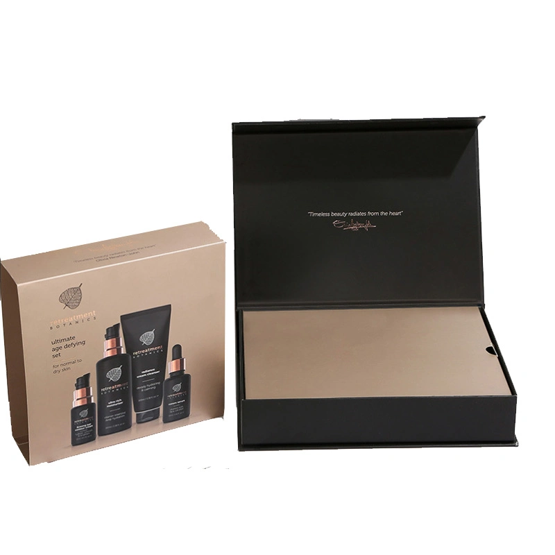 Custom Logo Makeup Hard Cardboard Paper Magnetic Packaging Cosmetic Box