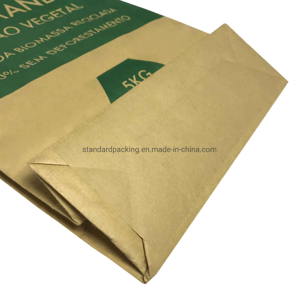 5kg de carbón de bambú barbacoa laminado bolsa de papel Kraft PP BARBACOA