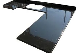 Black Galaxy Natural Granite Stone Slabs for Kitchen Countertops and Vanity Tops