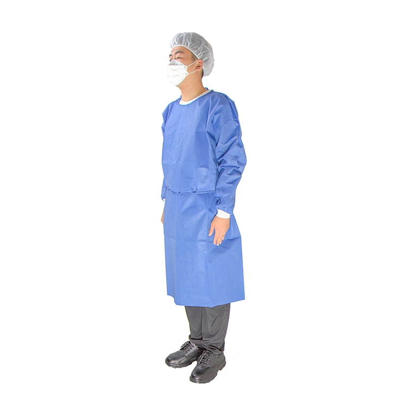 Wholesale/Supplier Support Sample Non Woven Comfortable White Unisex Custom Isolation Gown