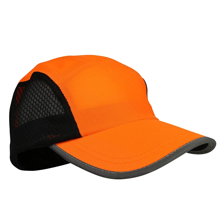 Enhanced Visibility Cap, Travel Caps, Sports Cap, Mesh, Reflective Cap, Reflective Trim Safety Cap, Promotional Gift Cap