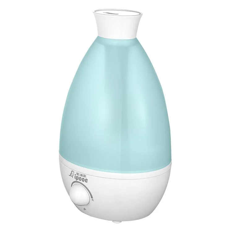 Mini humidificateur d'air pour gouttes d'eau de bureau 1,5 l avec humidificateur de brume Voyant LED