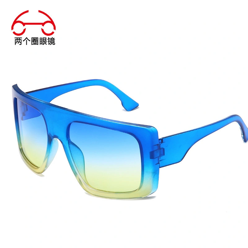 New Trend Large Frame Sunglasses Gradual Color Shades European and American Fashion