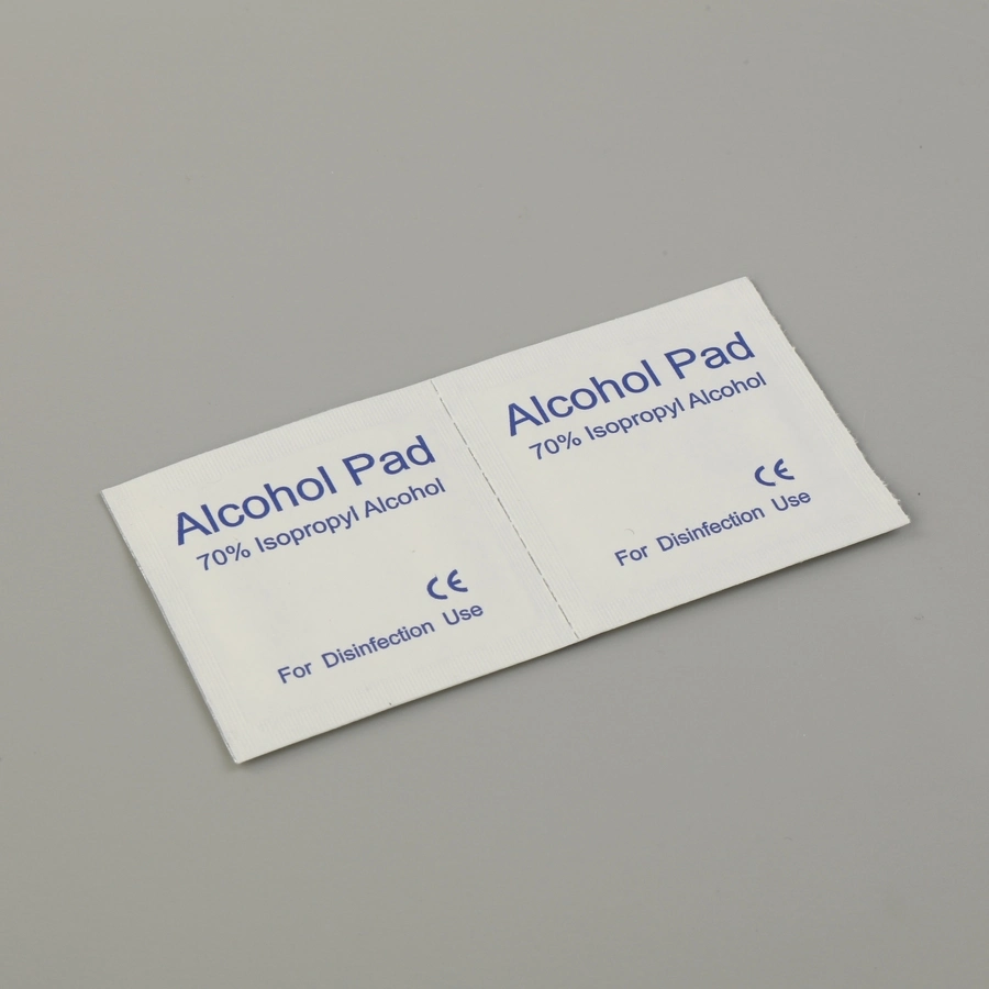 Factory Cheap Price Disposable 70% Isopropy Alcohol Prep Pads for Disinfection Use