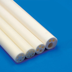 High Temperature Furnace Alumina Microbore Ceramic Tube Fittings