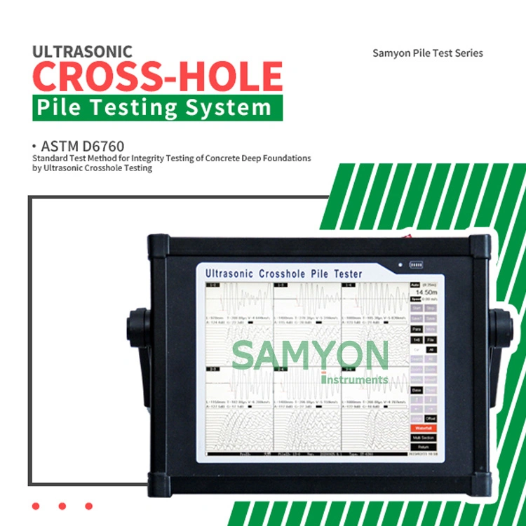 ASTM D6760 Automatic Cross Hole Pile Tester (4channels)