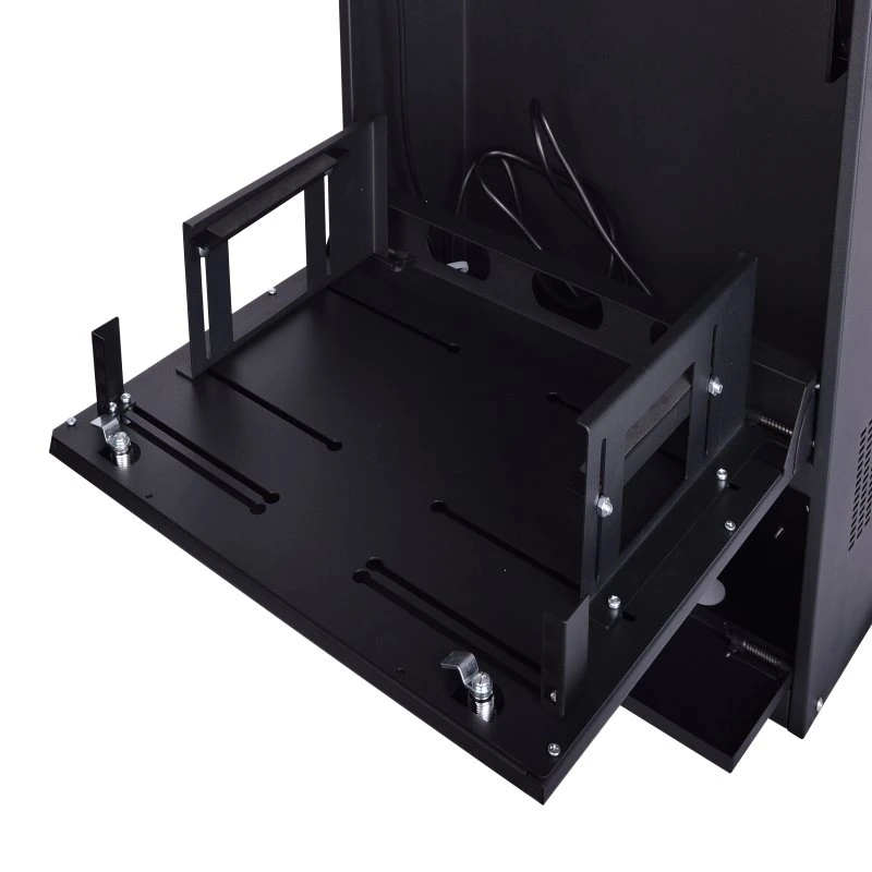 NVR Heavy Duty 24'' X 24'' X 8'' 16 Gauge Steel DVR Lockbox with PDU Can Be Installed