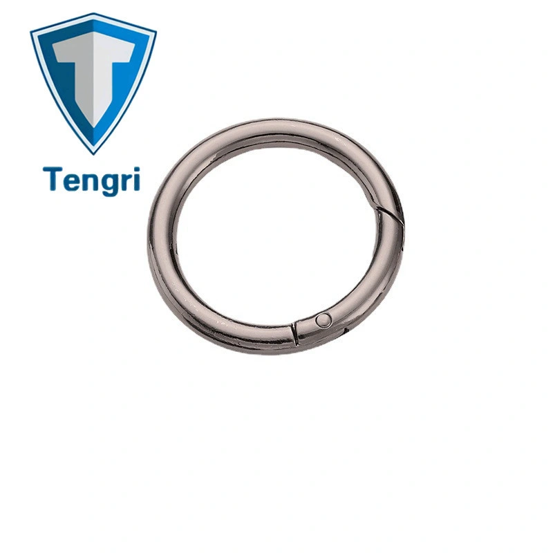 Hook Metal Ring with Open Spring for Bag /Key /Rope