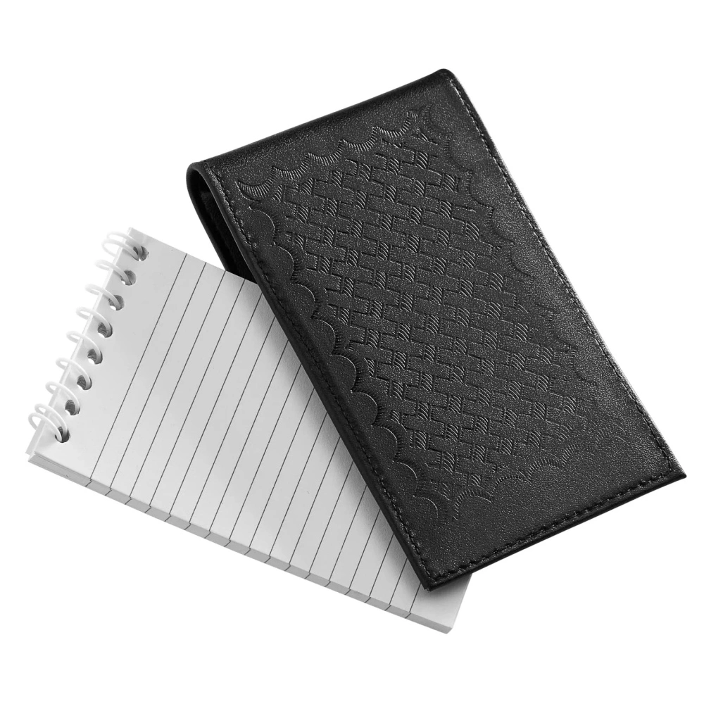 Agenda de poche Carnet de notes de petite taille avec couverture en cuir PU et bloc-notes