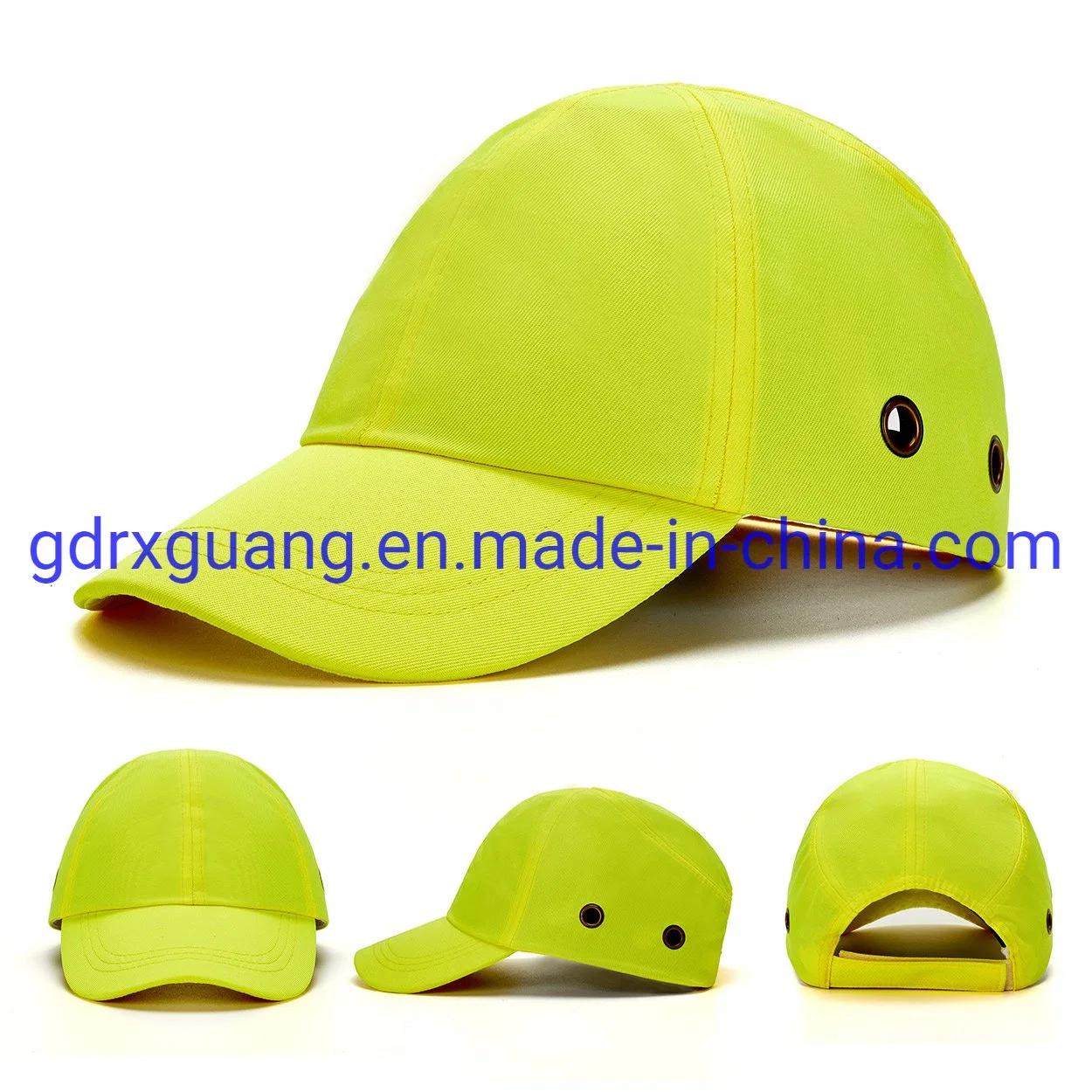 Custom 6 Panel Plain Safety Helmet Bump Baseball Cap