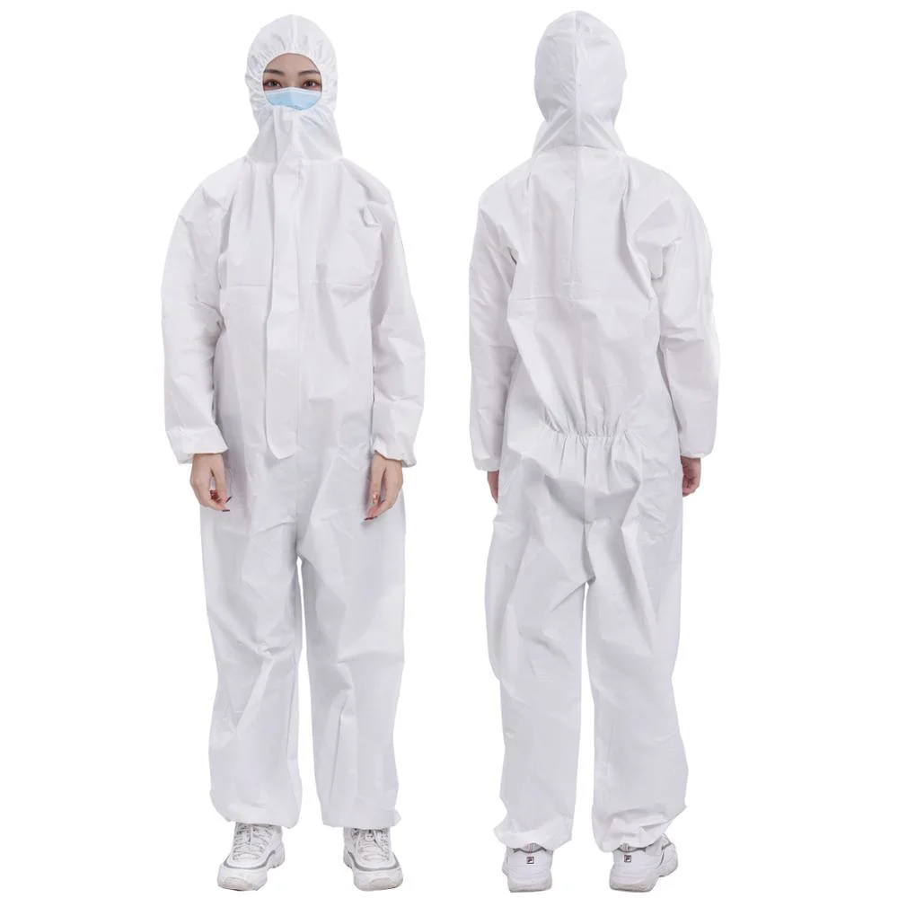 Disposable Protective Suit Anti-Static Coverall Sf Non-Woven Fabric Protective Clothing